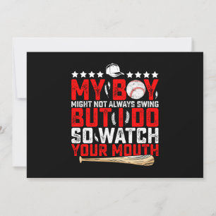Mein Junge schwingt vielleicht nicht immer, aber i Einladung
