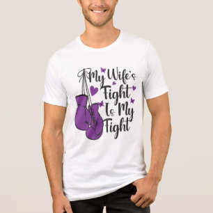 Mein Kampf meiner Frau ist mein Kampf Epilepsie Tri-Blend Shirt