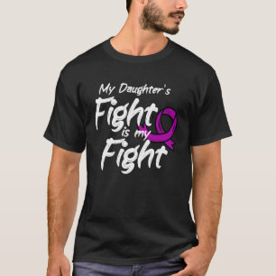 Mein Kampf meiner Tochter ist mein Kampf lila Lupu T-Shirt