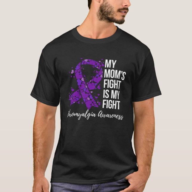 Mein Kampf um Momu2019 ist mein Kampf Fibromyalgie T-Shirt (Vorderseite)