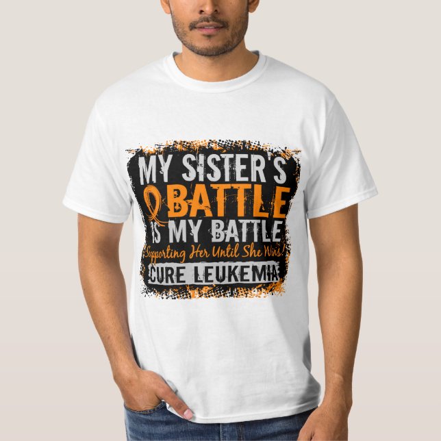Mein Kampf zu 2 Leukämie-Schwester T-Shirt (Vorderseite)