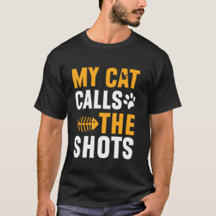 Mein Kater gibt den Ton an Katzenpapa T-Shirt