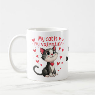 Mein Kater ist mein Valentinstag - Valentinstag fe Kaffeetasse