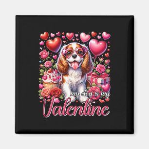 Mein Kavalier König Charles Spaniel ist mein Valen Magnet