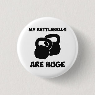 Mein Kettlebells sind enormes Training Button