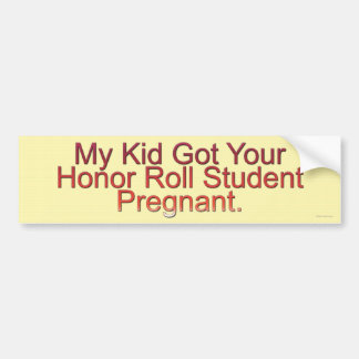 Mein Kind got Ihren schwangeren Autoaufkleber