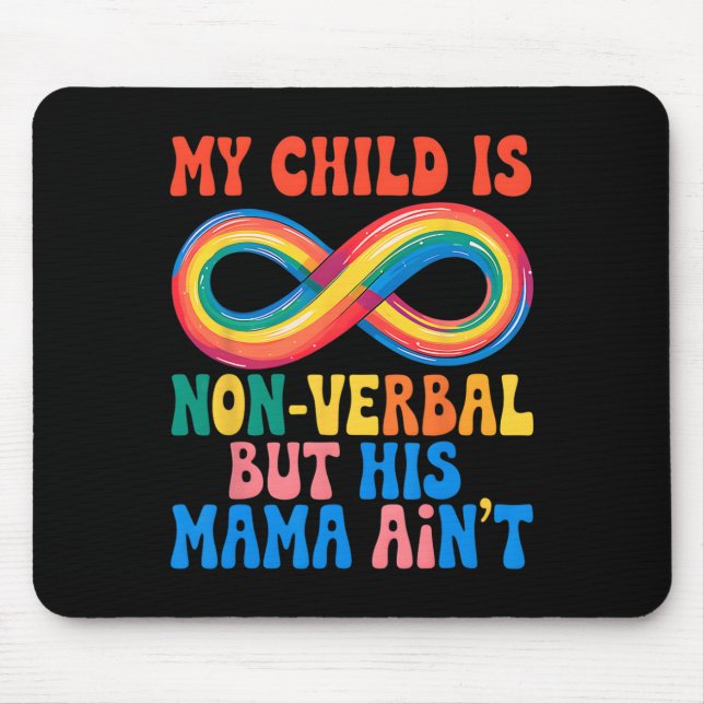 Mein Kind mag unverblümt sein, aber seine Mutter i Mousepad (Vorne)