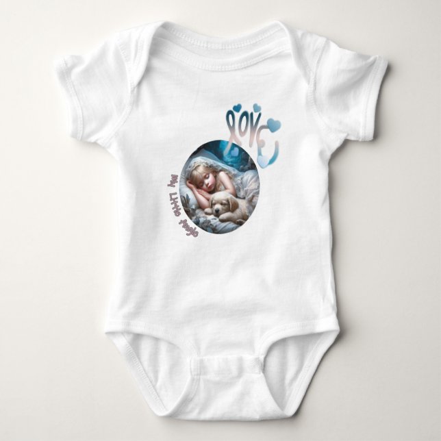 Mein kleiner Angel Baby Jersey Bodysuit Baby Strampler (Vorderseite)
