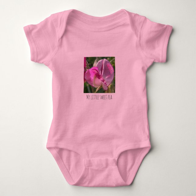 Mein kleiner Ballettröckchenbodysuit der süßen Baby Strampler (Vorderseite)