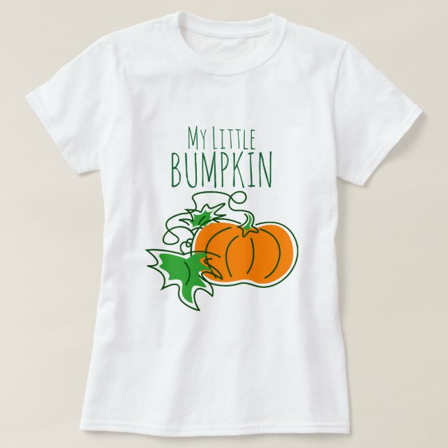 Mein kleiner BUMPKIN Herbst-T - Shirt für Muttersc (Design vorne)