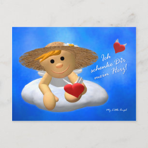 Mein kleiner Engel: Mein Herz Postkarte