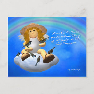 Mein kleiner Engel: Schöne Dinge Postkarte