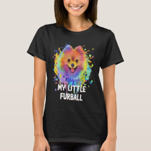Mein kleiner Furball Funny Spitz Spaß Pom Pom A T-Shirt