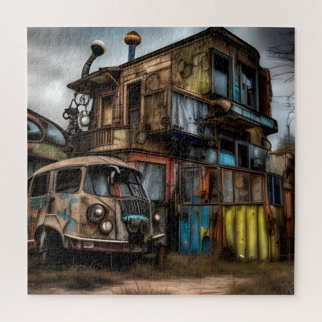 Mein kleiner Junkyard Puzzle (Vertikal)