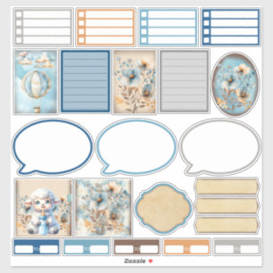 Mein kleiner Lamm-Planner-Aufkleber Aufkleber
