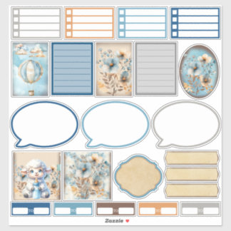 Mein kleiner Lamm-Planner-Aufkleber Aufkleber