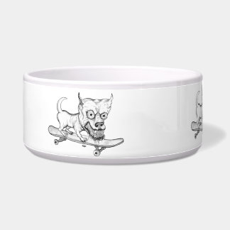 Mein kleiner lieblicher Hund - zeichnend Bleistift Napf