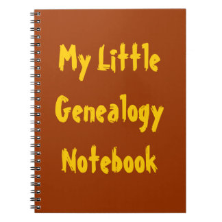 Mein kleines Genealogy-Notebook Notizblock