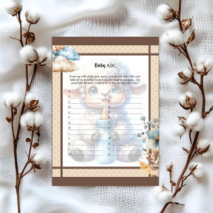 Mein kleines Lamm Baby ABC Rennspiel Briefbogen