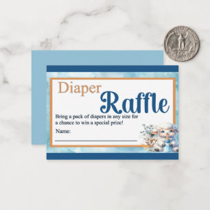 Mein kleines Lamm _Diaper Raffle Mitteilungskarte