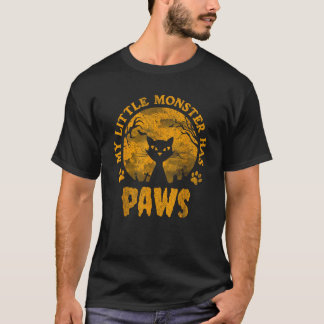 Mein kleines Monster hat eine scharfe Katze für Mä T-Shirt