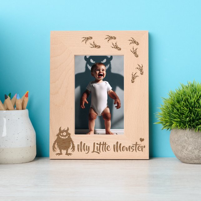 Mein kleines Monster - Portrait Geätzte Rahmen (Von Creator hochgeladen)