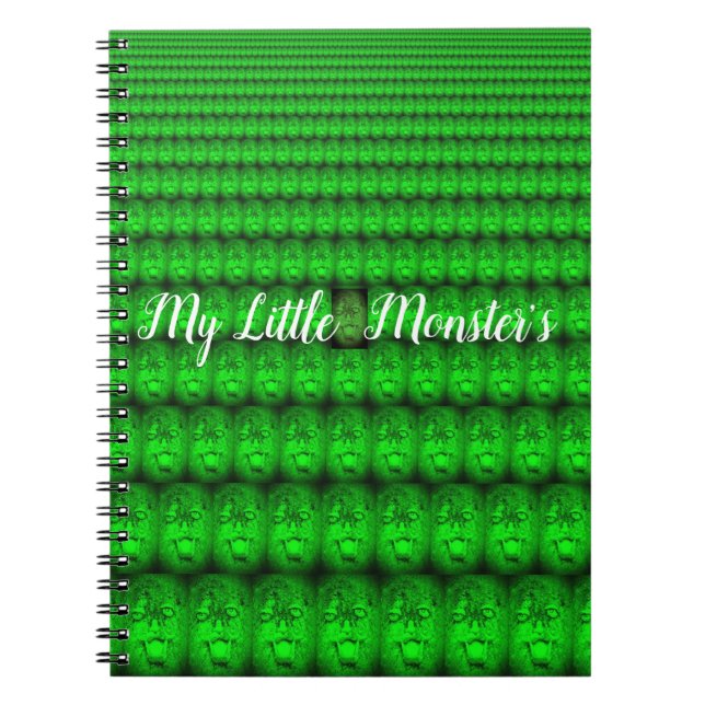 Mein kleines Monster-Spiral-Foto-Notebook Notizblock (Vorderseite)