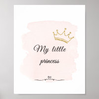 Mein kleines Prinzessenposter