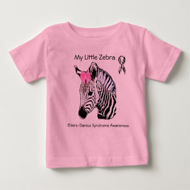Mein kleines Zebra EDS Ehlers-Danlos Syndrom Shirt (Vorderseite)