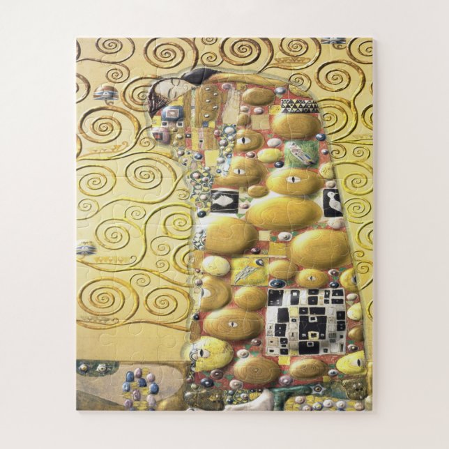 Mein Klimt Serie: Umarmung Puzzle (Vertikal)
