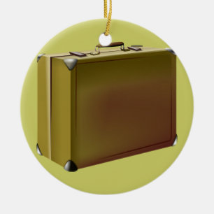 Mein Koffer wird verpackt! Keramik Ornament