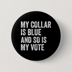 Mein Kollar ist blau, und dasselbe gilt für meine Button