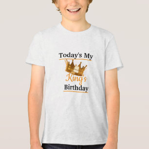 Mein König ist heute geboren Tri-Blend Shirt