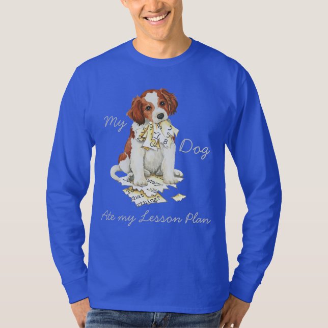 Mein Kooiker hat meinen Lektionsplan aufgegriffen T-Shirt (Vorderseite)