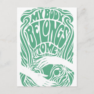 Mein Körper gehört mir Postkarte