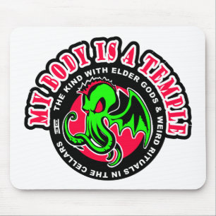 MEIN KÖRPER IST EIN TEMPEL MOUSEPAD