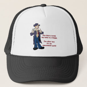 Mein Körper ist ein Tempel Truckerkappe