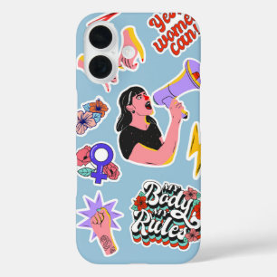 Mein Körper, meine Herren Feminist Aktivist iPhone 16 Hülle