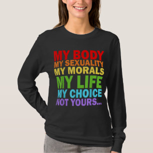 Mein Körper meine Sexualität Pro Wahl - Frauen T-Shirt