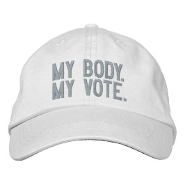 Mein Körper, meine Stimme, Frauenrechte Frauen wäh Bestickte Baseballkappe