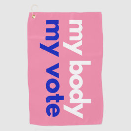 Mein Körper meine Stimme Roevember Golfhandtuch