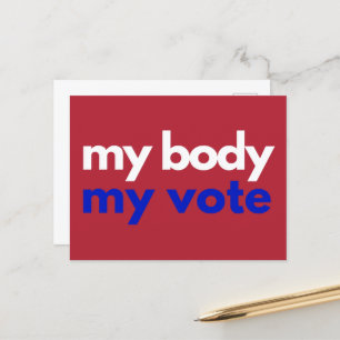 Mein Körper meine Stimme Roevember Postkarte