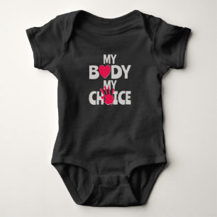 Mein Körper meine Wahl Baby Strampler