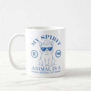 Mein Krafttier ist eine Hydra-Katze (Griechenland) Kaffeetasse