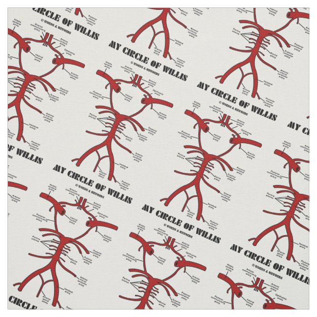 Mein Kreis Willis der anatomischen Stoff (Muster)