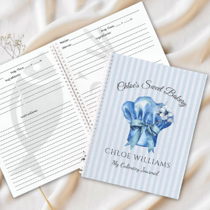 Mein kulinarisches Journal Blue Koch Hat Rezepte-N Notizbuch