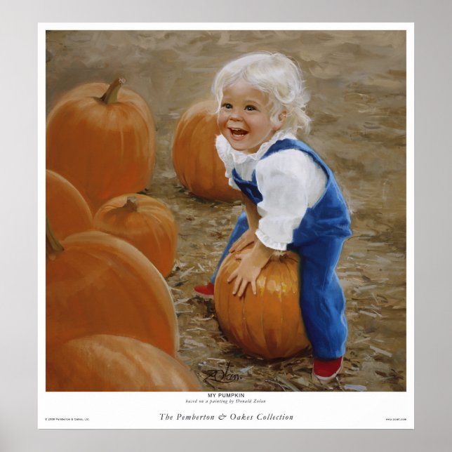 Mein Kürbis Poster (Vorne)