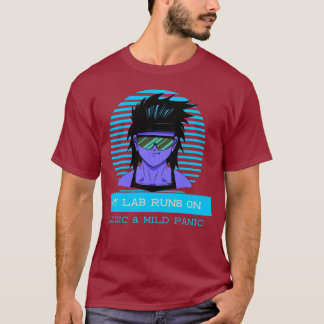 Mein Labor läuft mit Logik & milder Panik Wissensc T-Shirt
