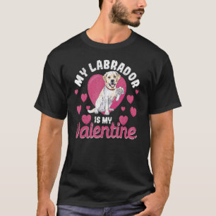 Mein Labrador ist mein Valentinstag Funny Valentin T-Shirt