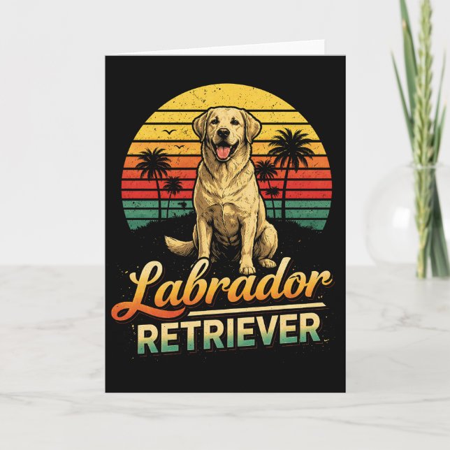 Mein Labrador Retriever Karte (Vorderseite)